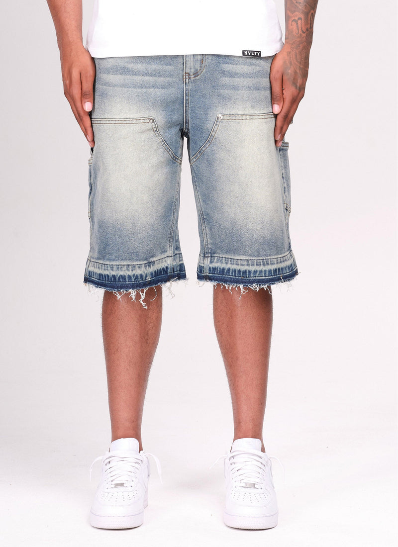 Short en jean vintage Carpenter - Bleu