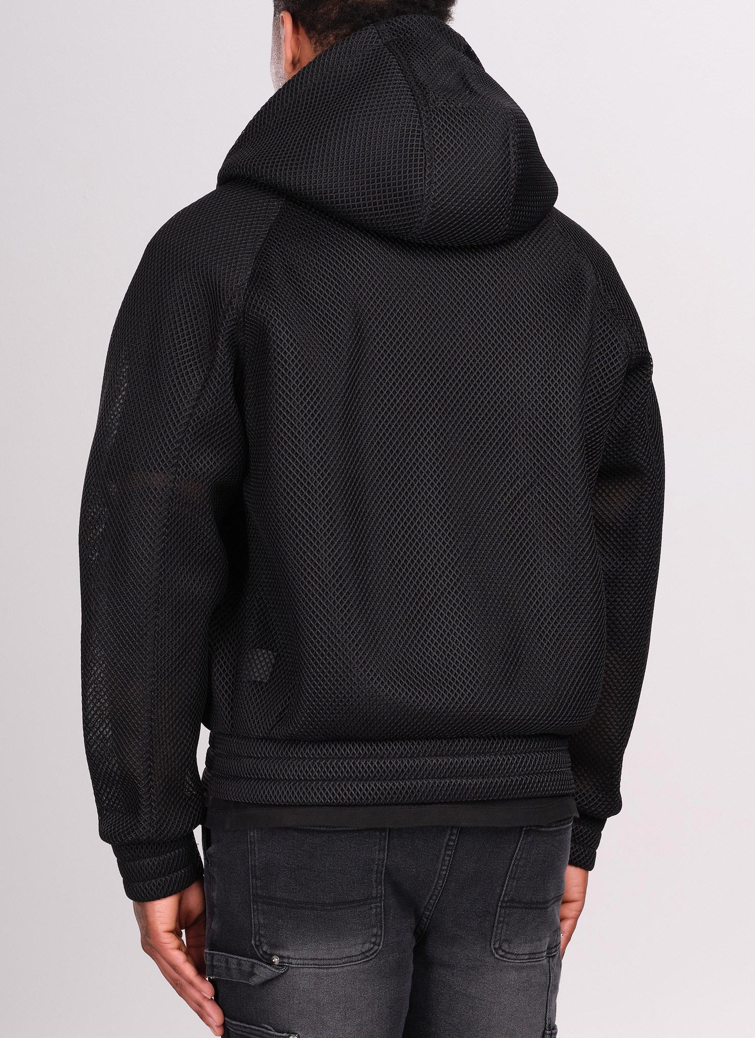 Scuba Structured Mesh Jacket - Black