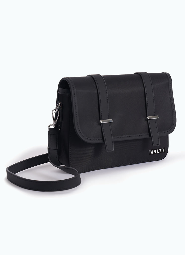 Umhängetasche mit Logo - Schwarz