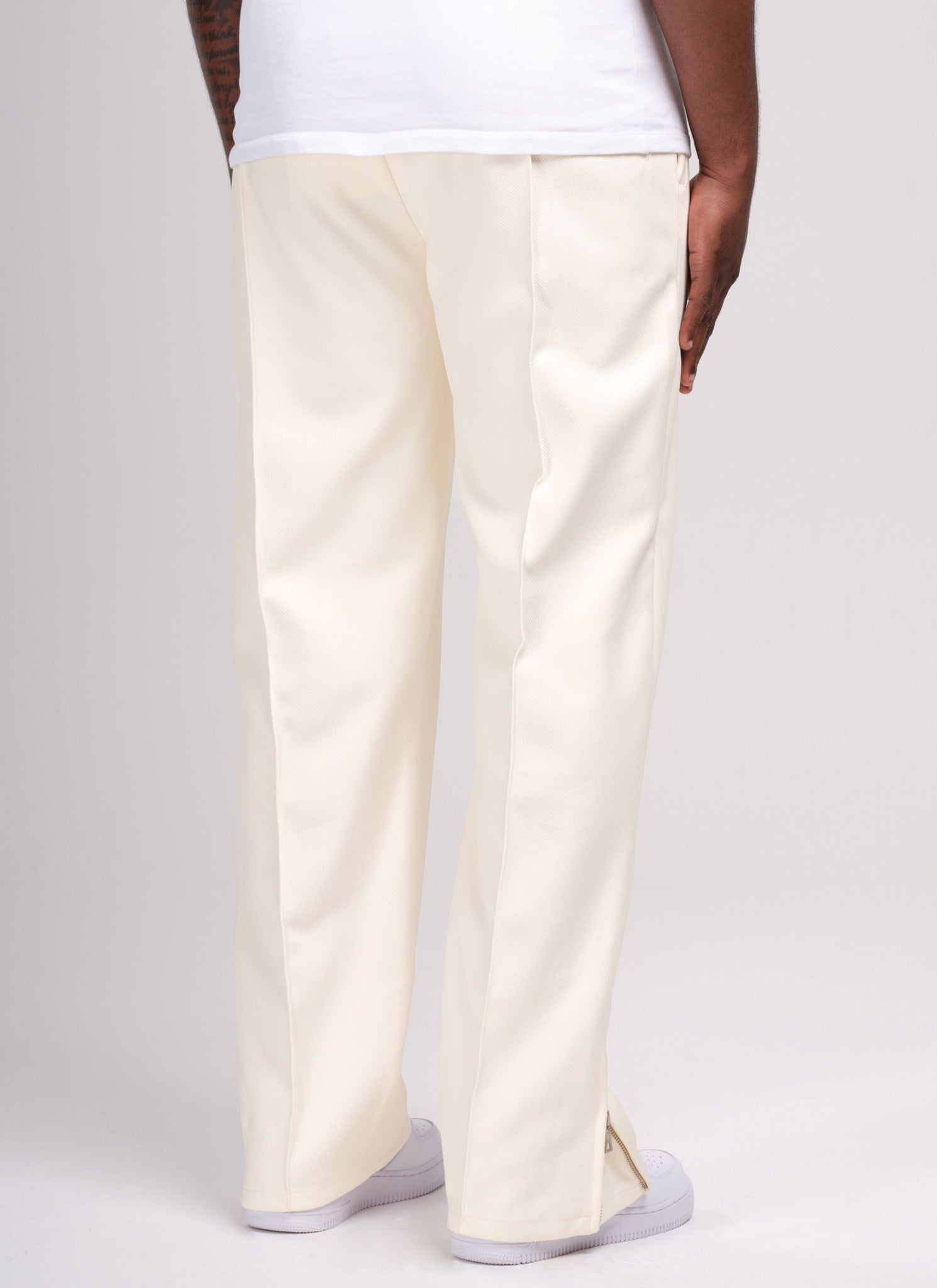 Twill Pleat Pants - Ivory