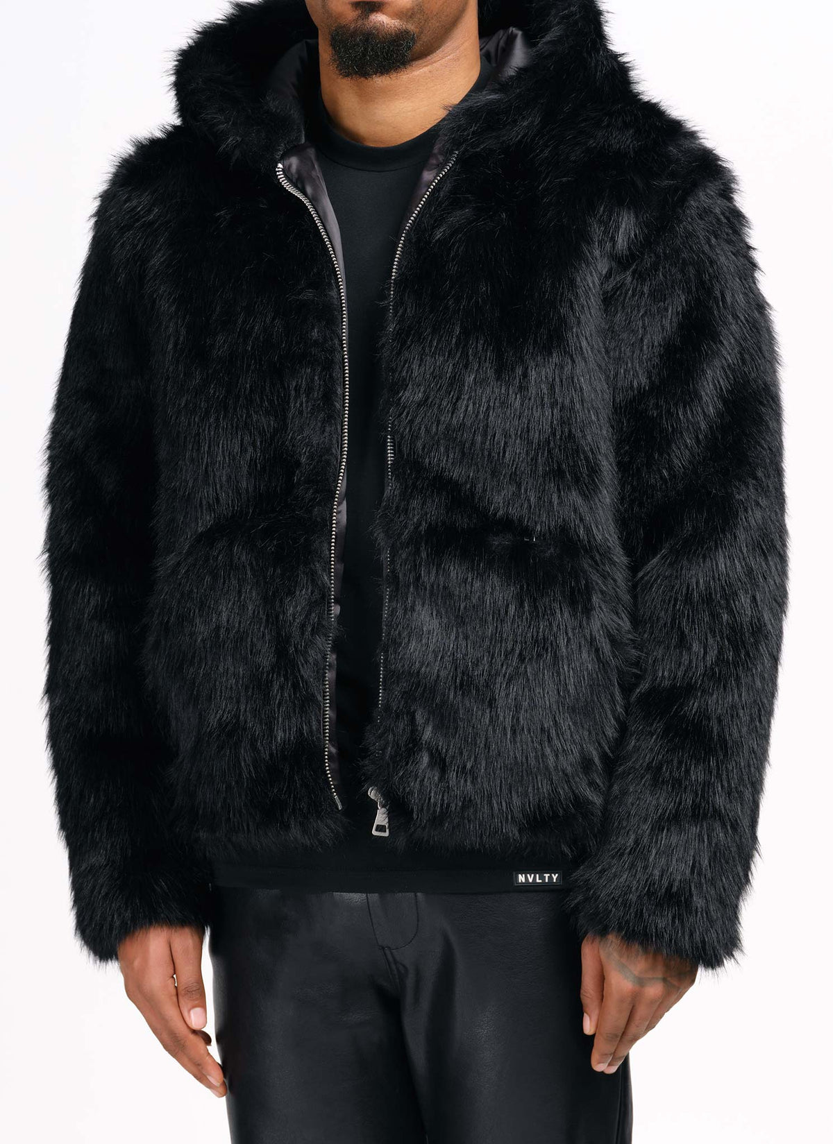 Fur Jacket - Black