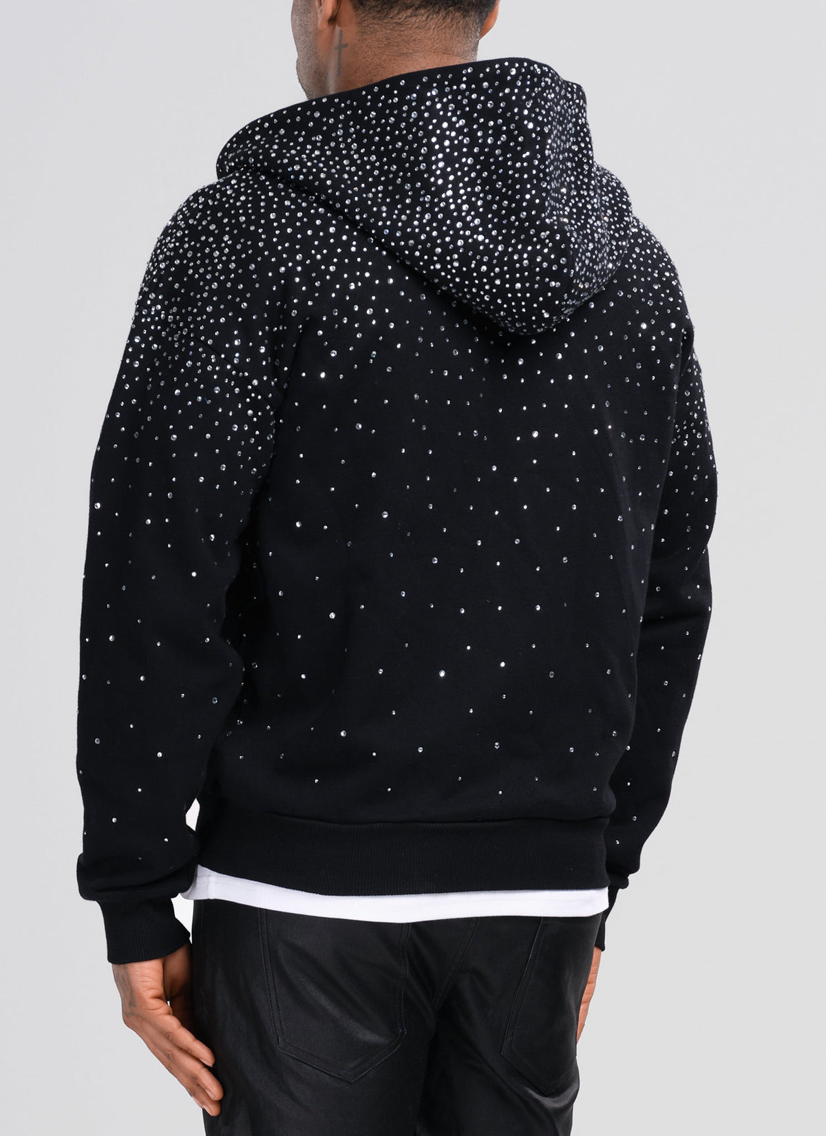 Vintage Flooded VVS Zip Hoodie - Black