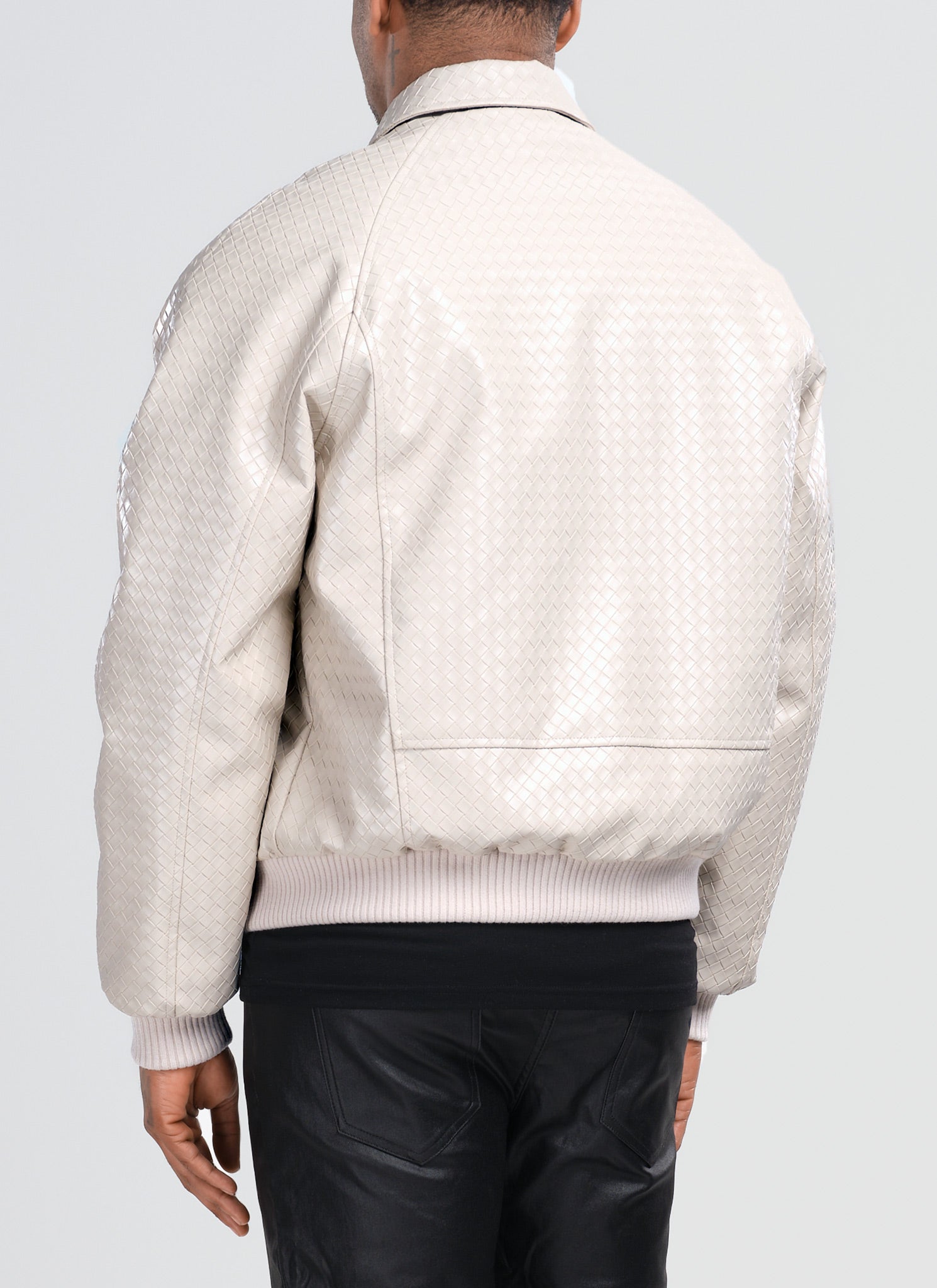 Interlock Aviator Jacket - Ivory