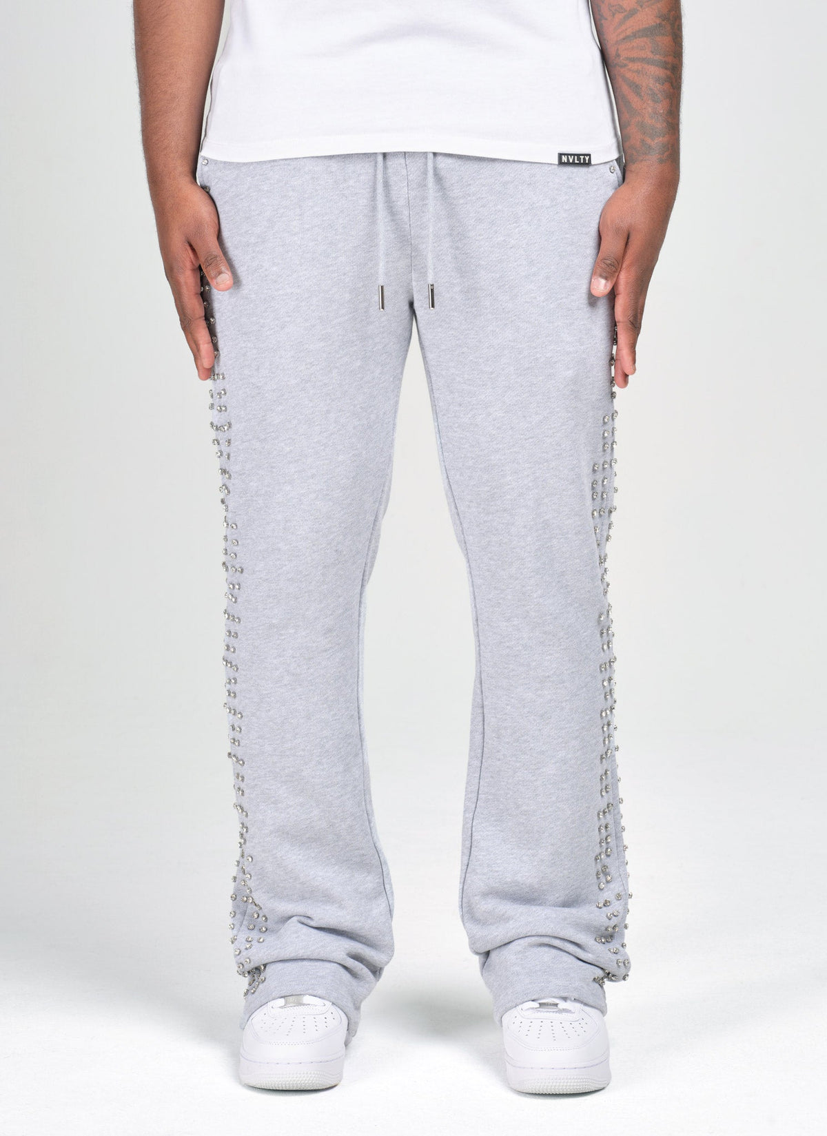 Vintage VVS Flare Joggers - Grey