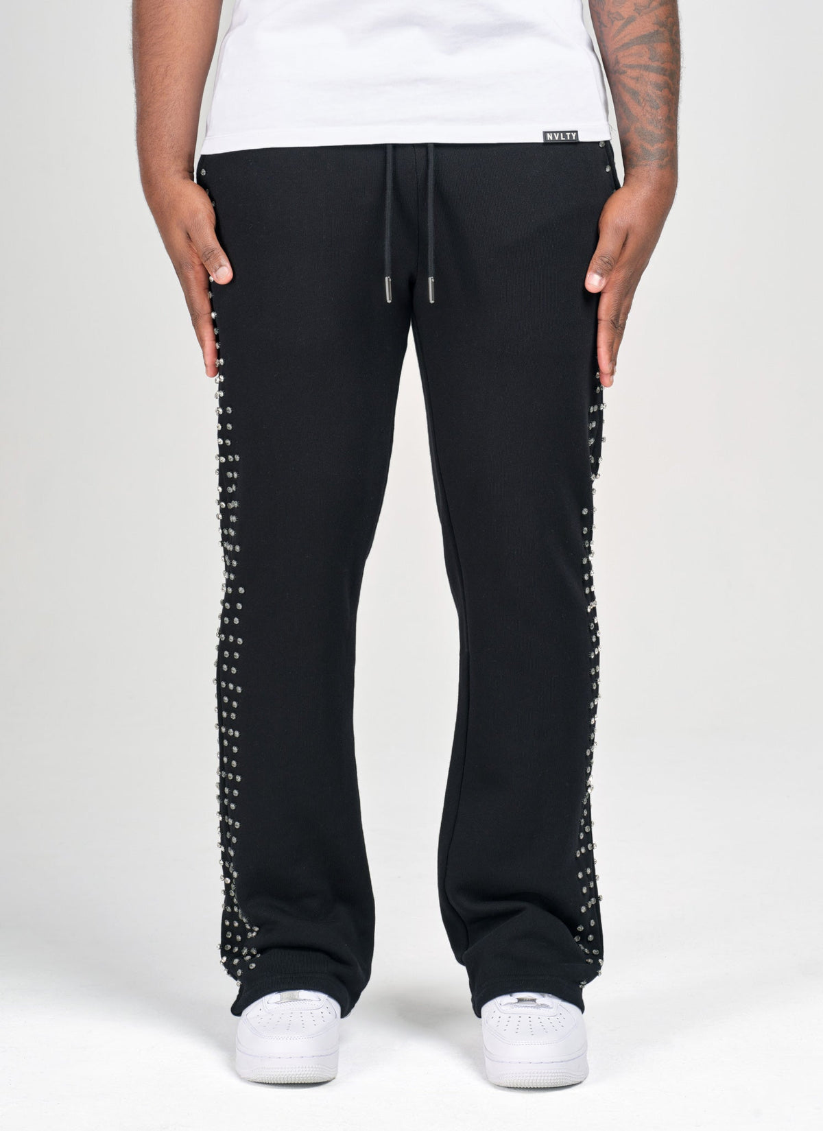 Vintage VVS Flare Joggers - Black