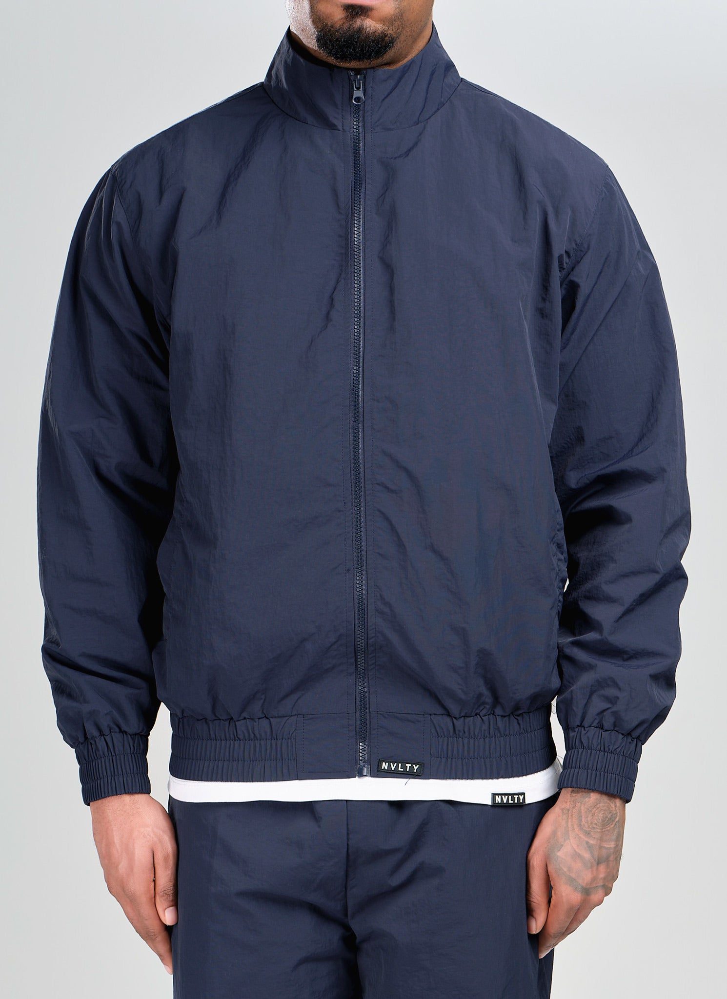 Heavyweight Luxe Track Jacket - Navy