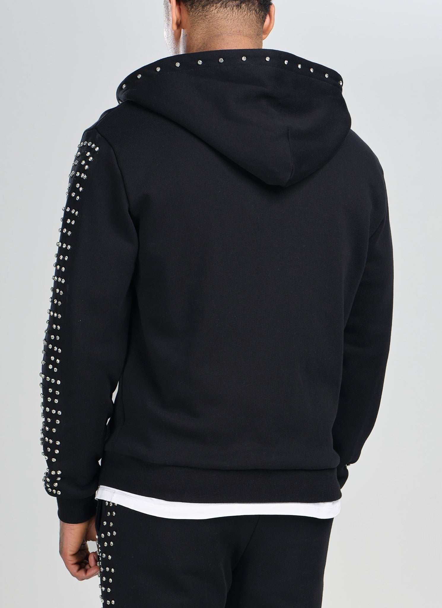 Vintage VVS Zip Hoodie - Black
