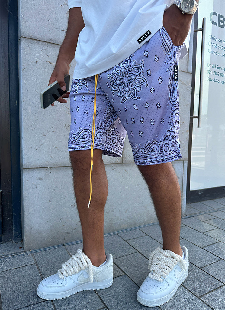 Short en maille cachemire - Gris