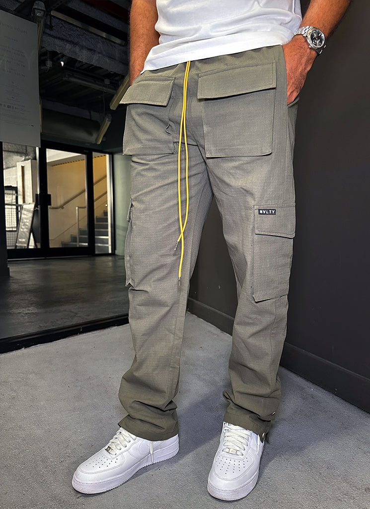 Pantalon cargo Snapper vintage - Kaki