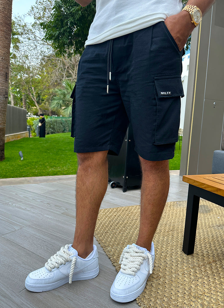 Short cargo vintage - Noir