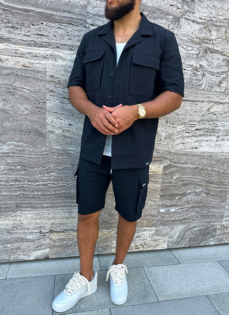 Short cargo vintage - Noir