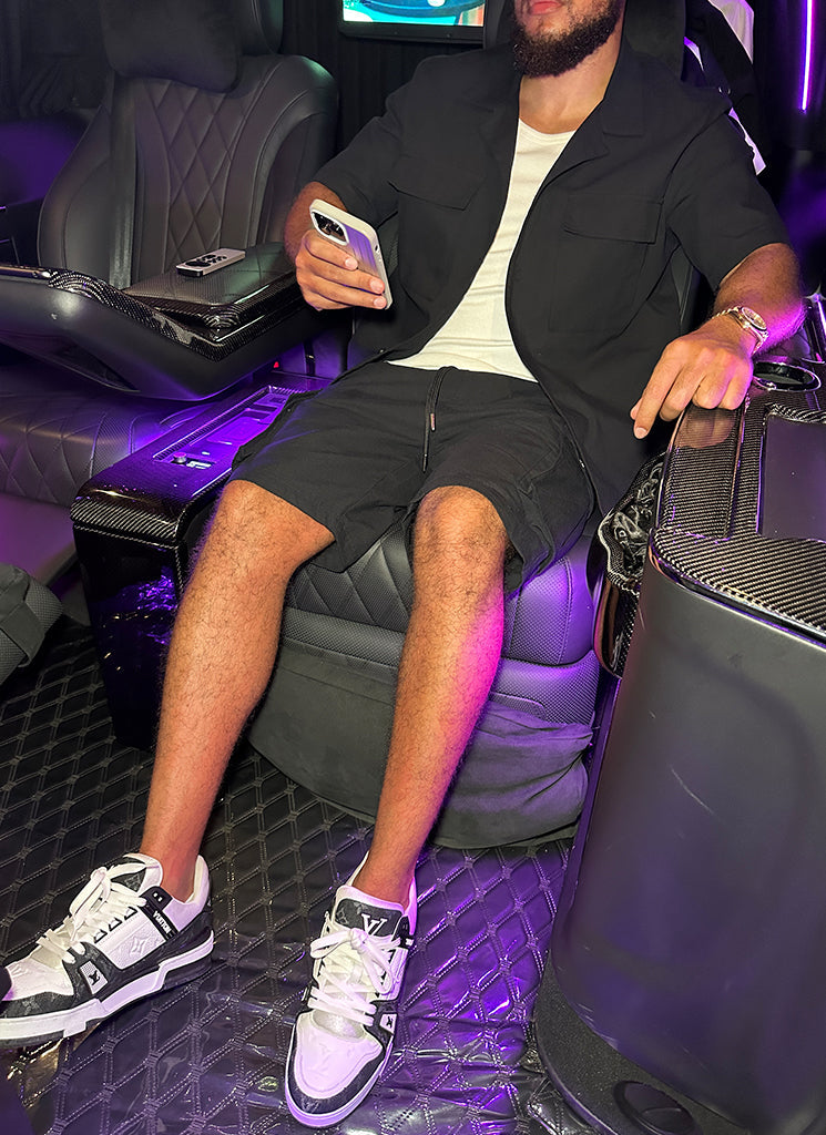 Short cargo vintage - Noir