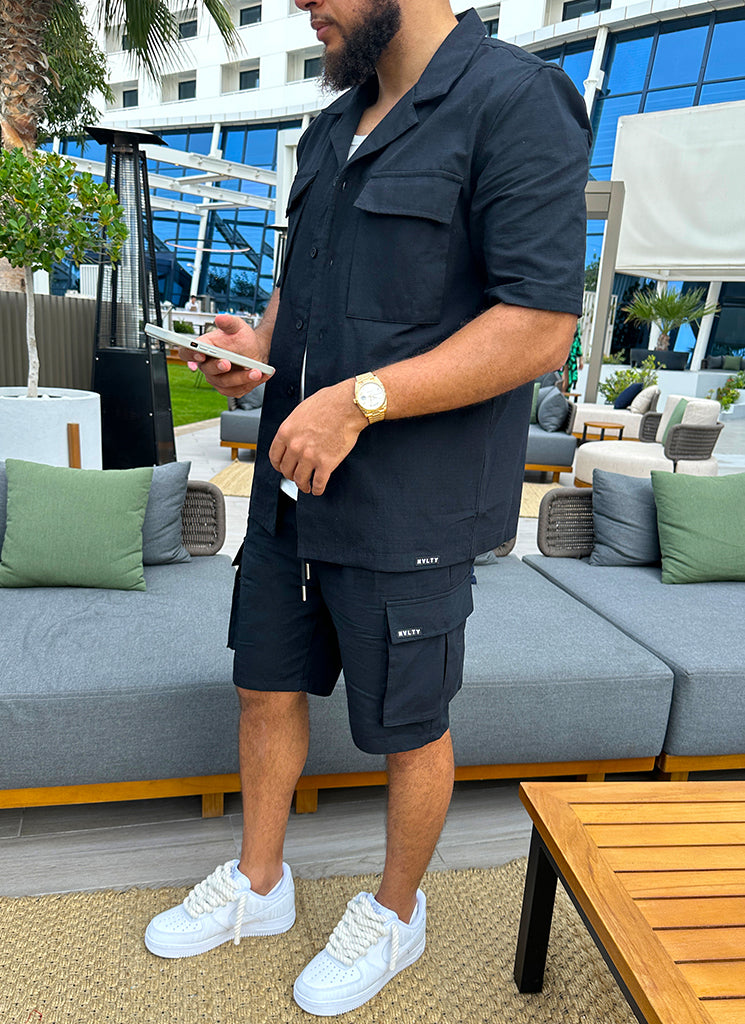 Short cargo vintage - Noir