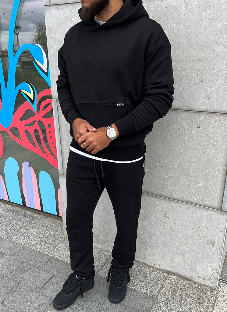 Pantalon de jogging essentiel épais - Noir