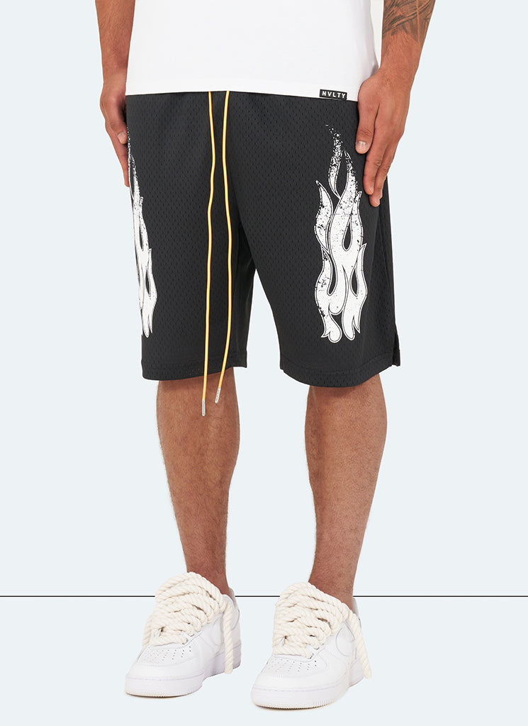 Short Flamme Vintage - Noir