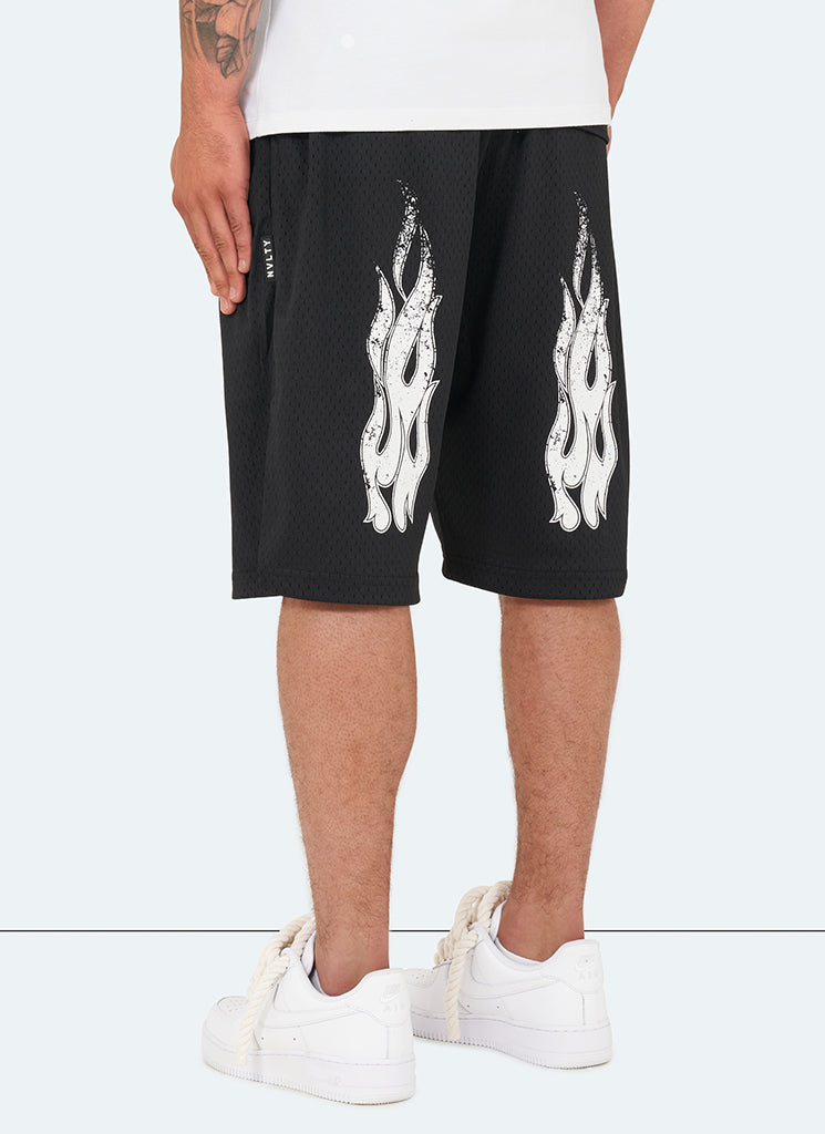 Short Flamme Vintage - Noir