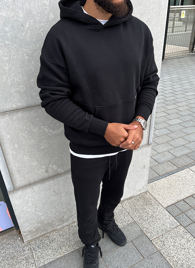 Pantalon de jogging essentiel épais - Noir