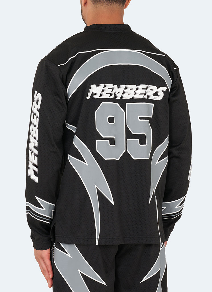 Maillot de sport automobile - Noir