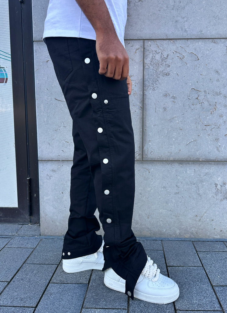 Pantalon cargo vintage Snapper Carpenter - Noir