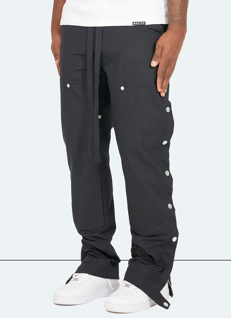 Pantalon cargo vintage Snapper Carpenter - Noir