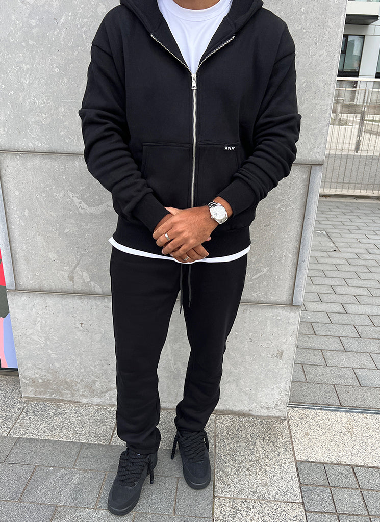 Pantalon de jogging essentiel épais - Noir