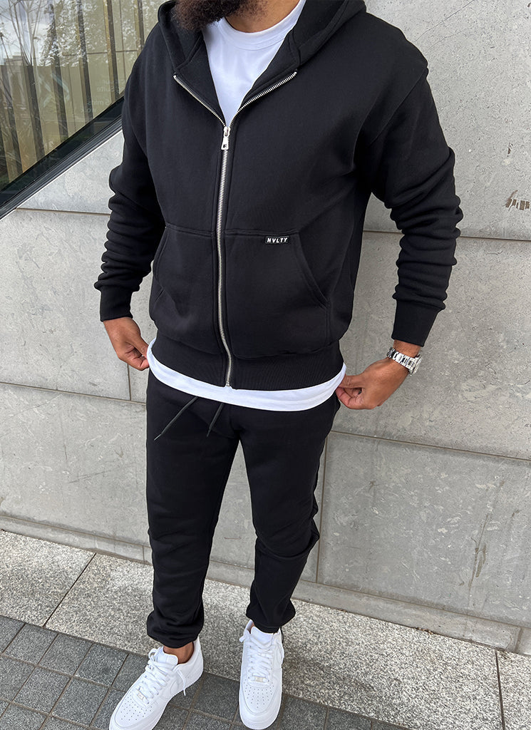 Pantalon de jogging essentiel épais - Noir