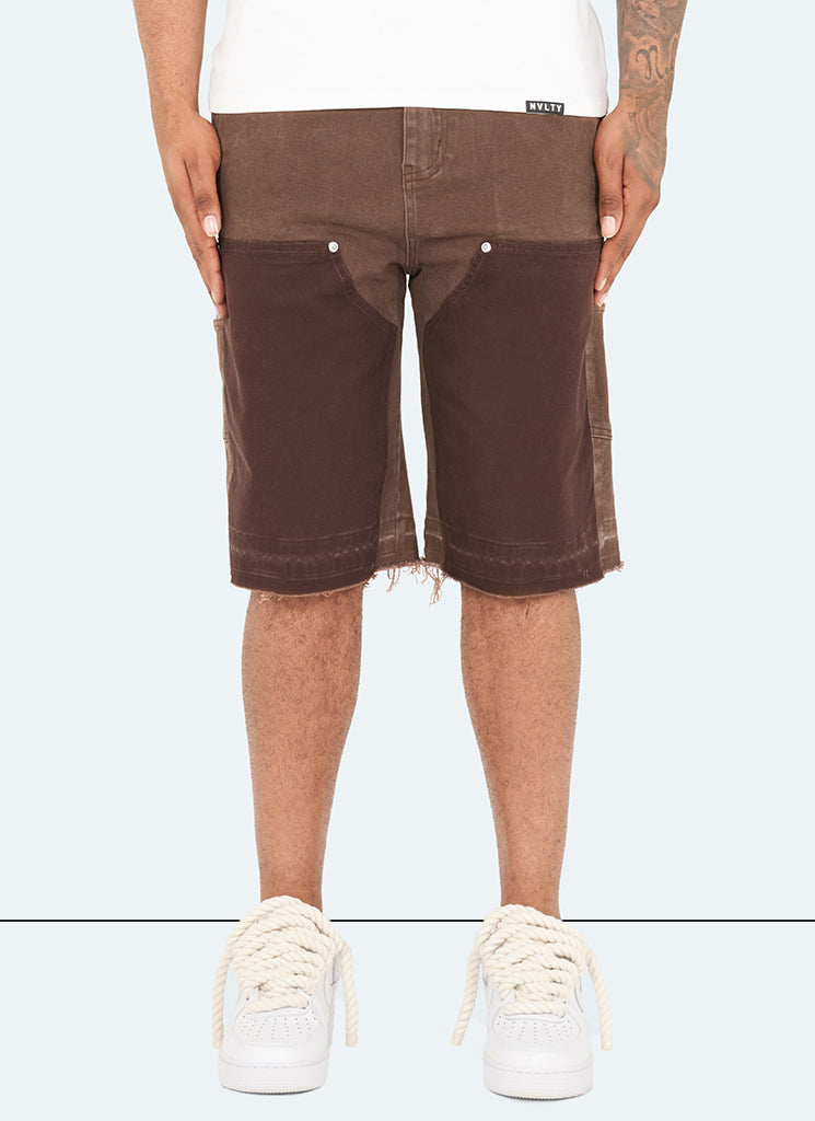 Short en jean vintage Carpenter - Marron