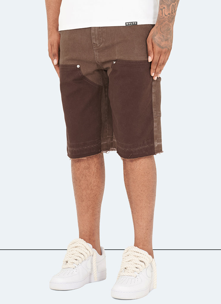 Short en jean vintage Carpenter - Marron