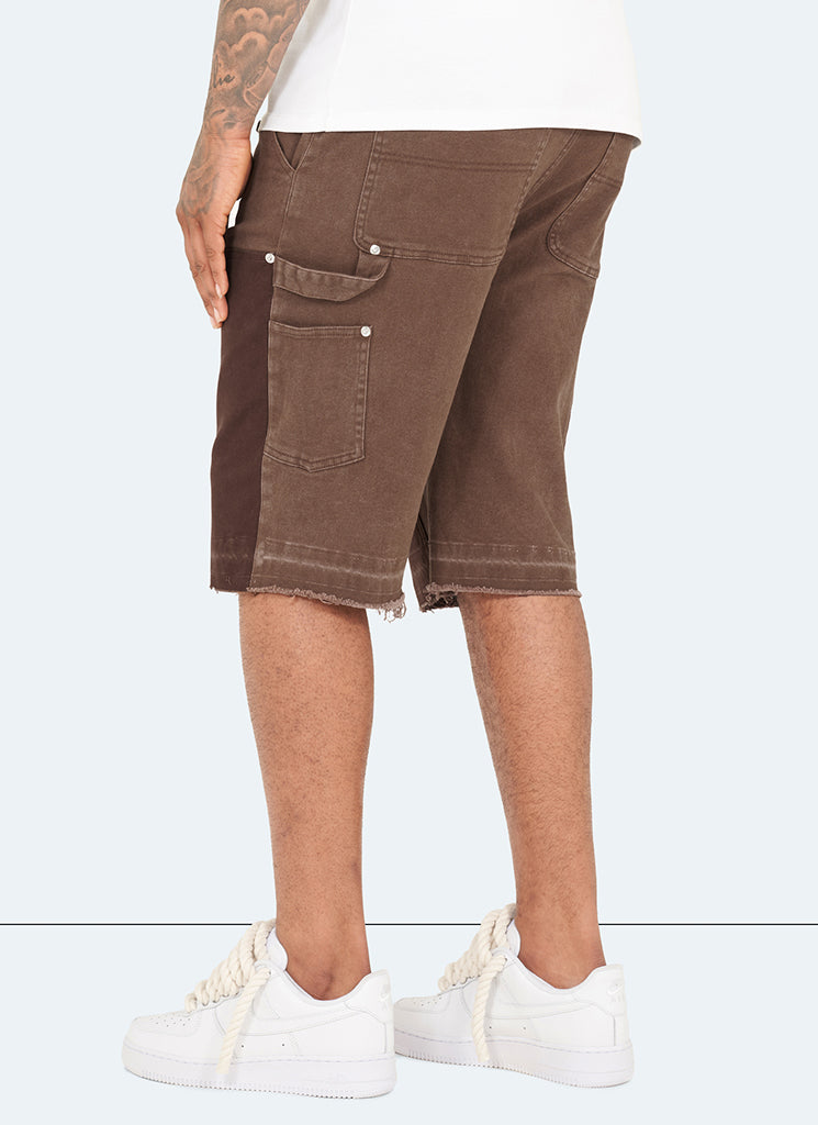 Short en jean vintage Carpenter - Marron