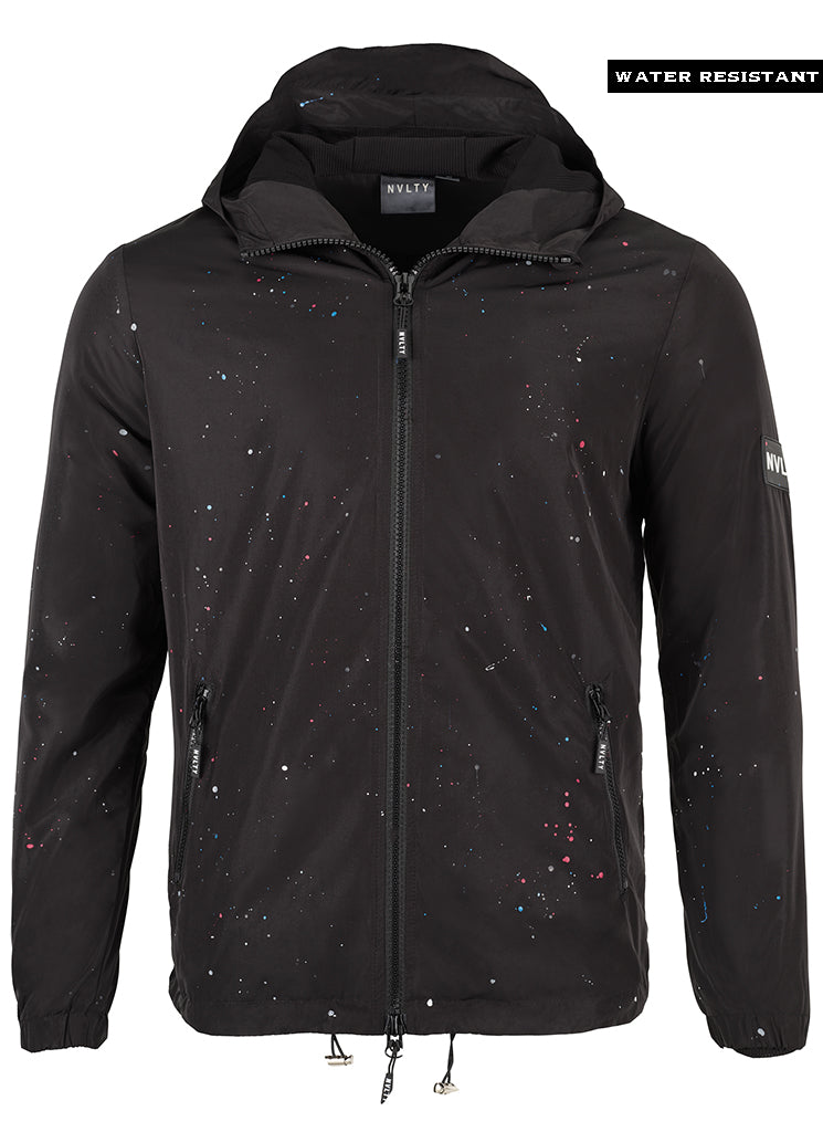 Paint Windbreaker - Schwarz