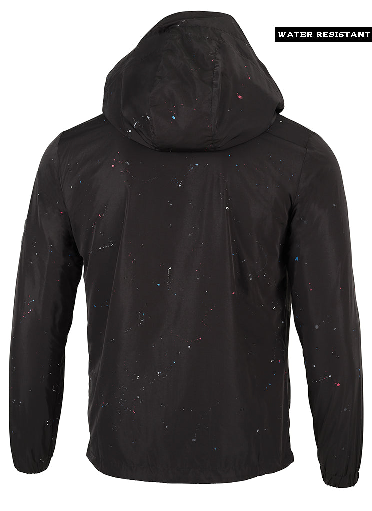 Paint Windbreaker - Schwarz