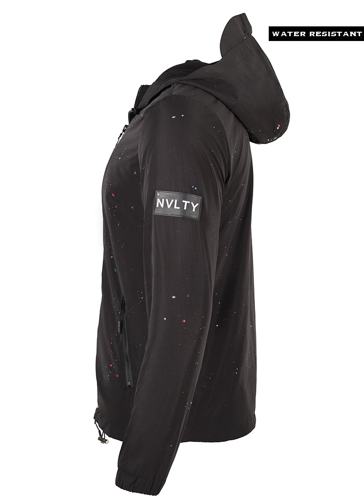 Paint Windbreaker - Schwarz