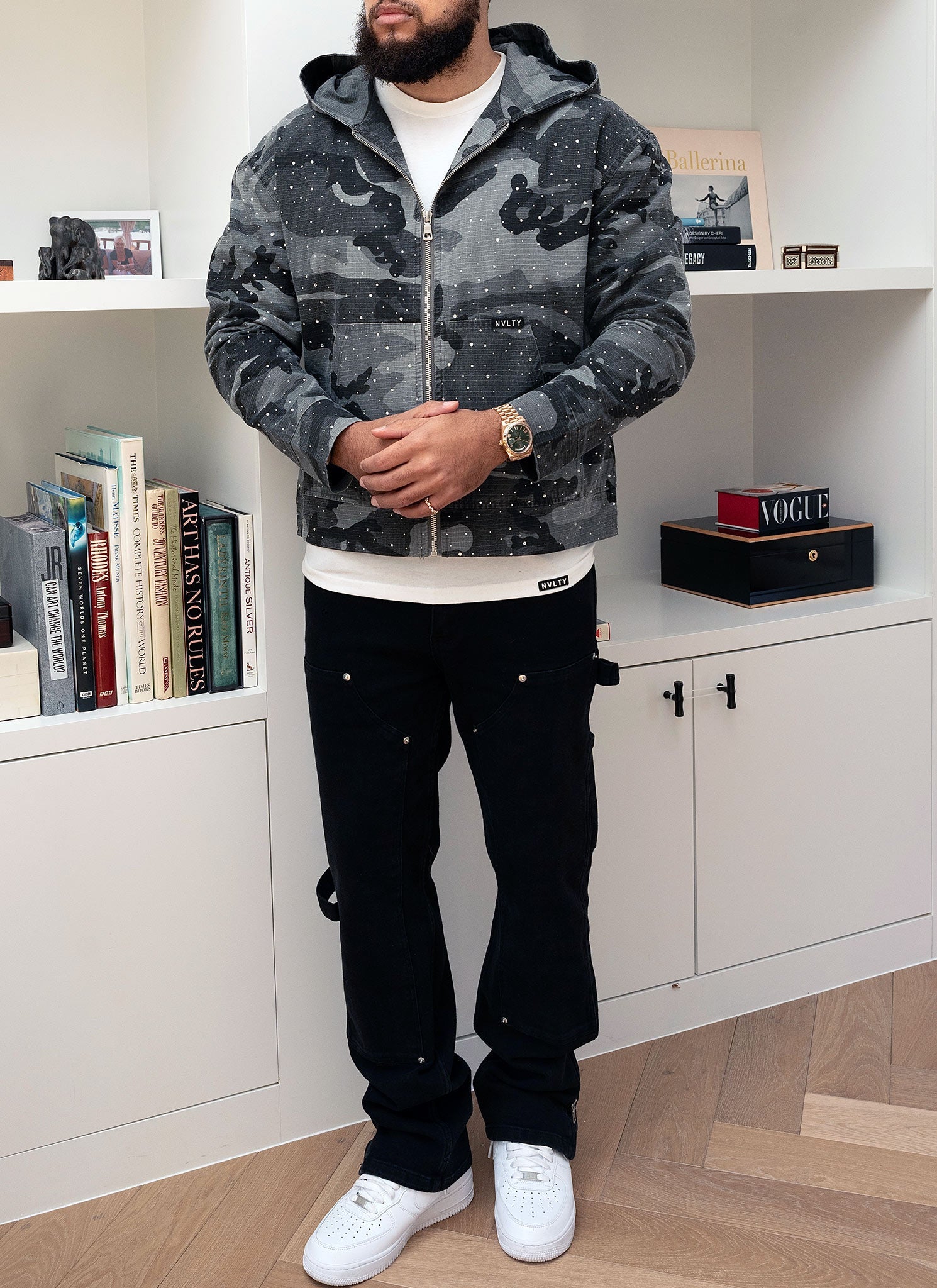 Vintage Flooded VVS Jacket - Black Camo