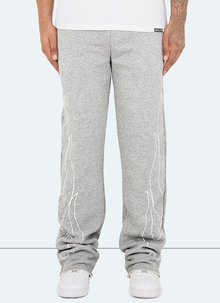Pantalon de jogging vintage Flare Flame - Gris