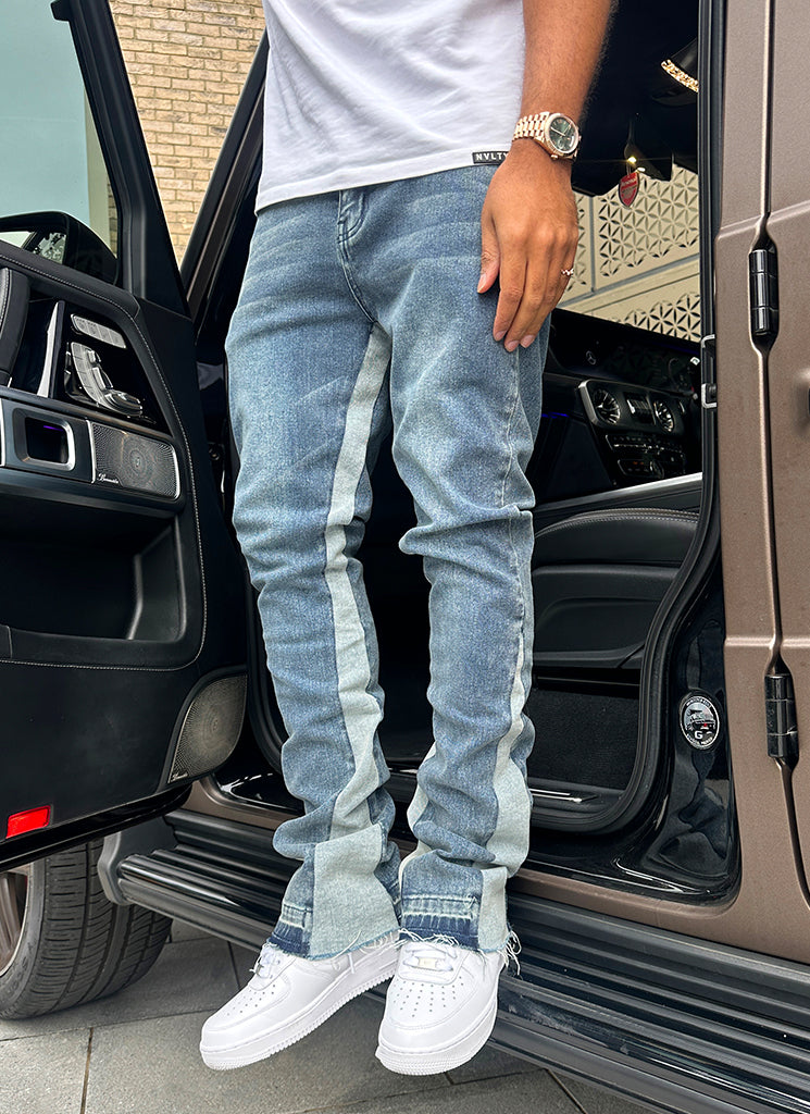 Vintage Flare Jeans - Blau 