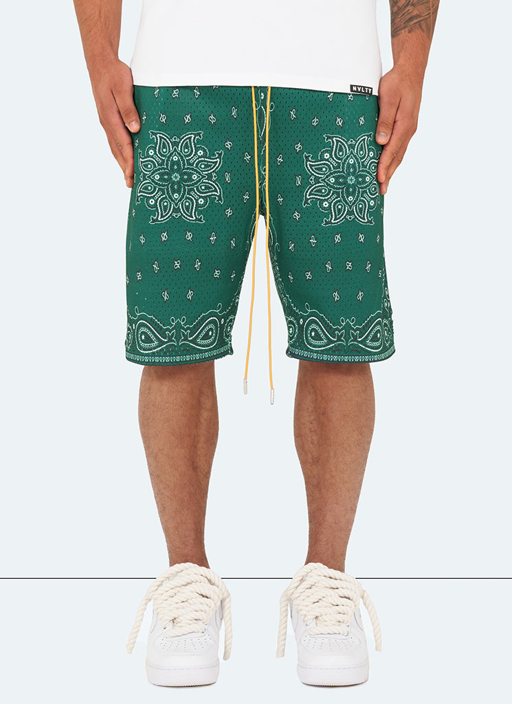 Short en maille cachemire - Vert