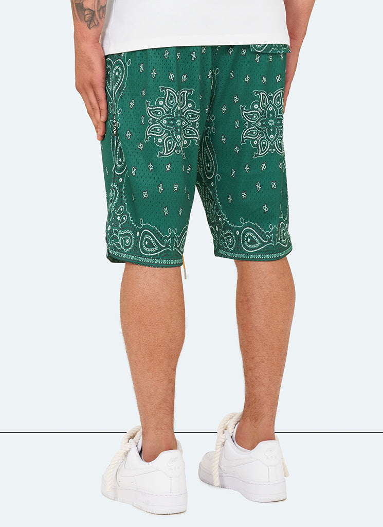 Short en maille cachemire - Vert