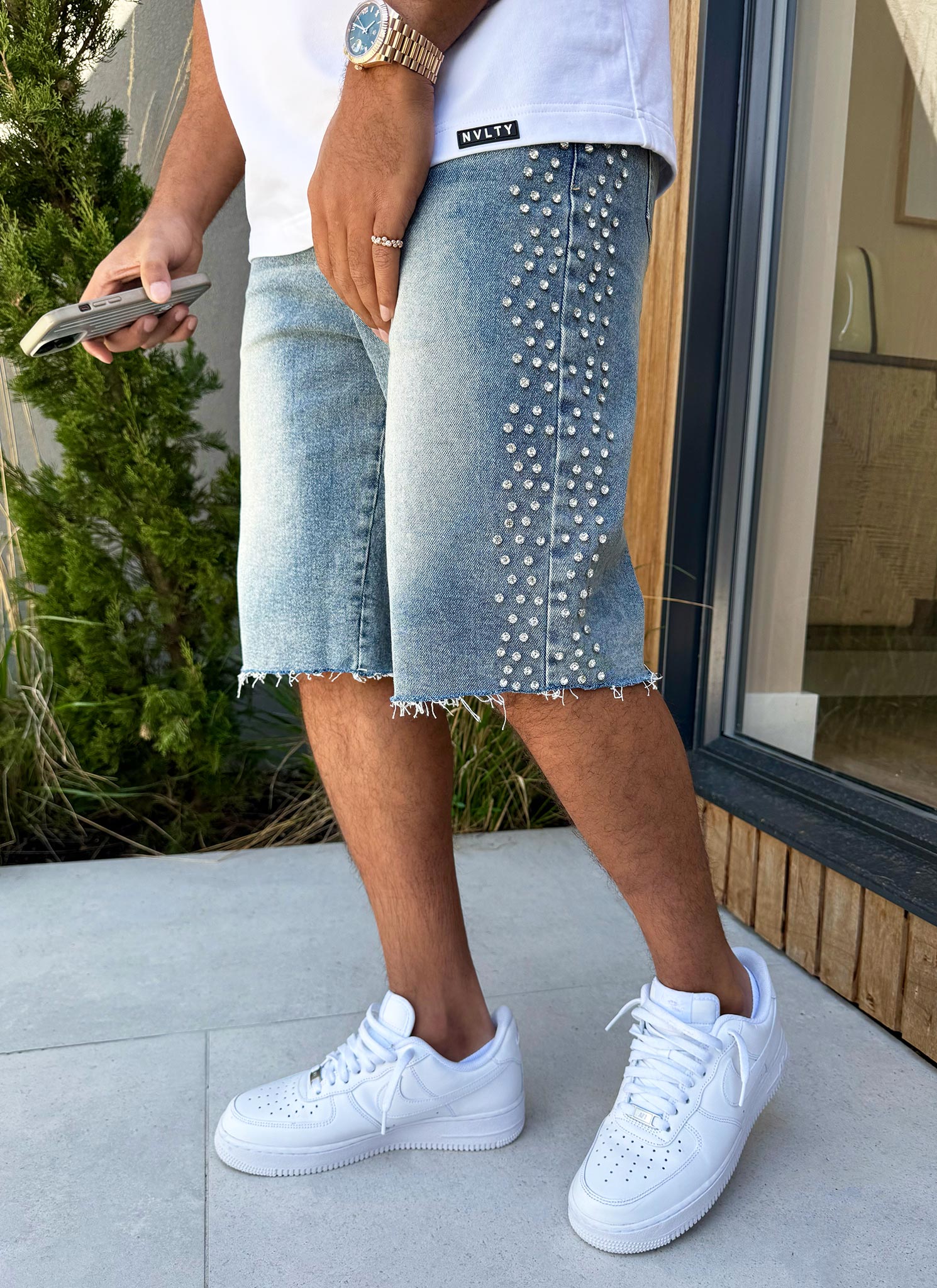 Vintage VVS Denim Shorts - Blue