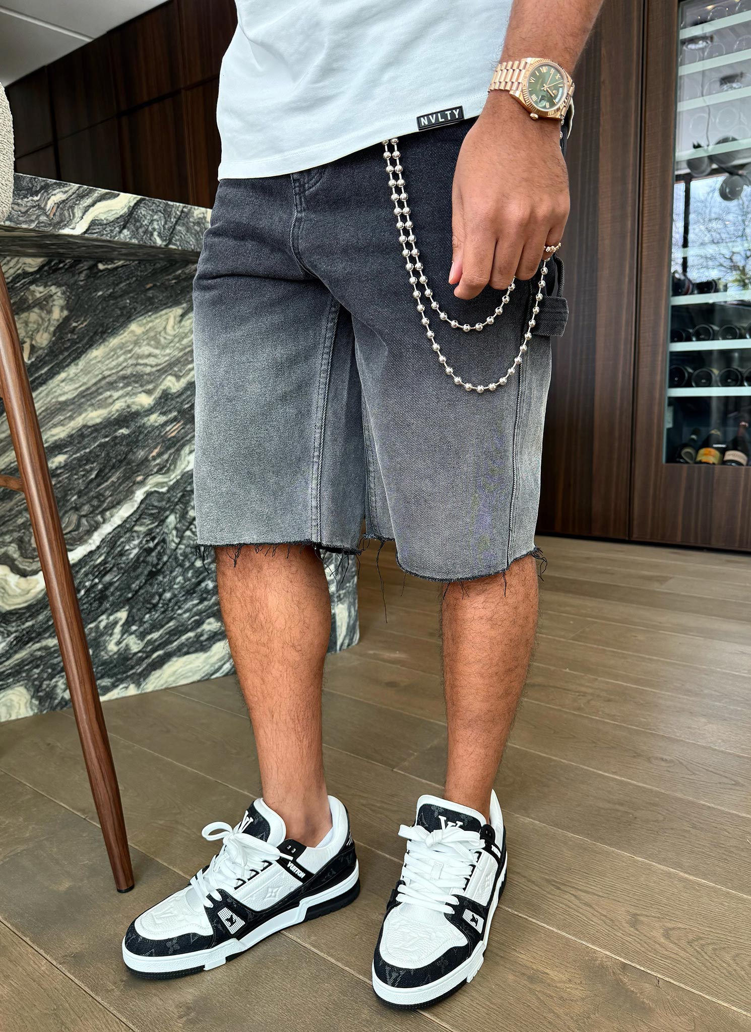 Beaded Double Trouser Chain