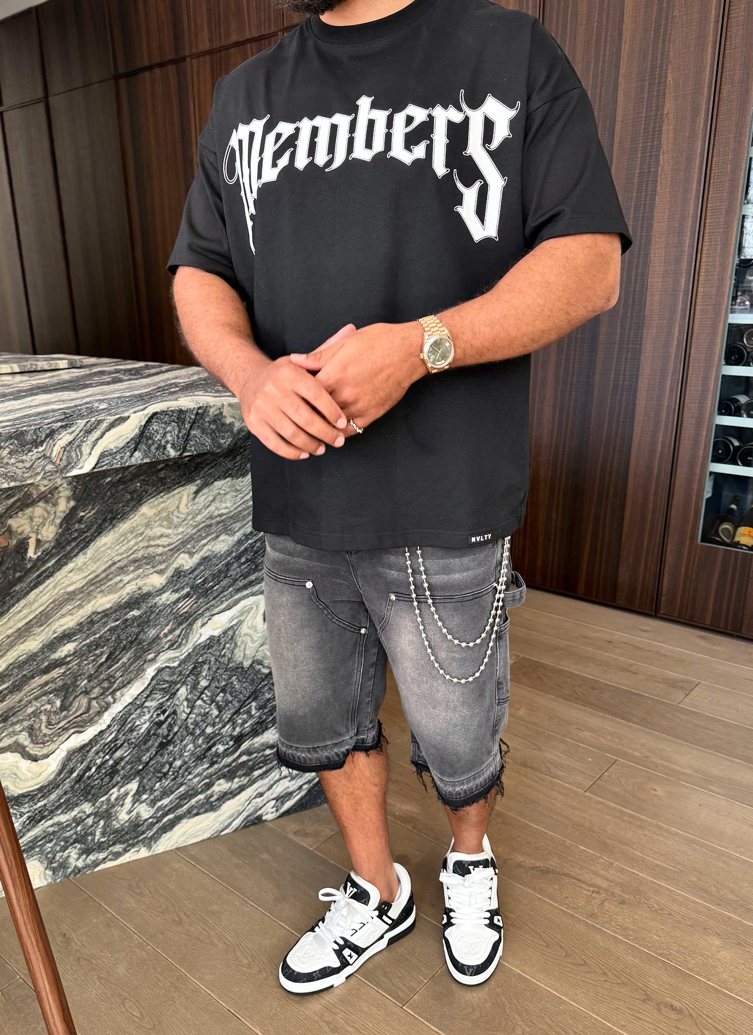 Members Arc T-Shirt - Black