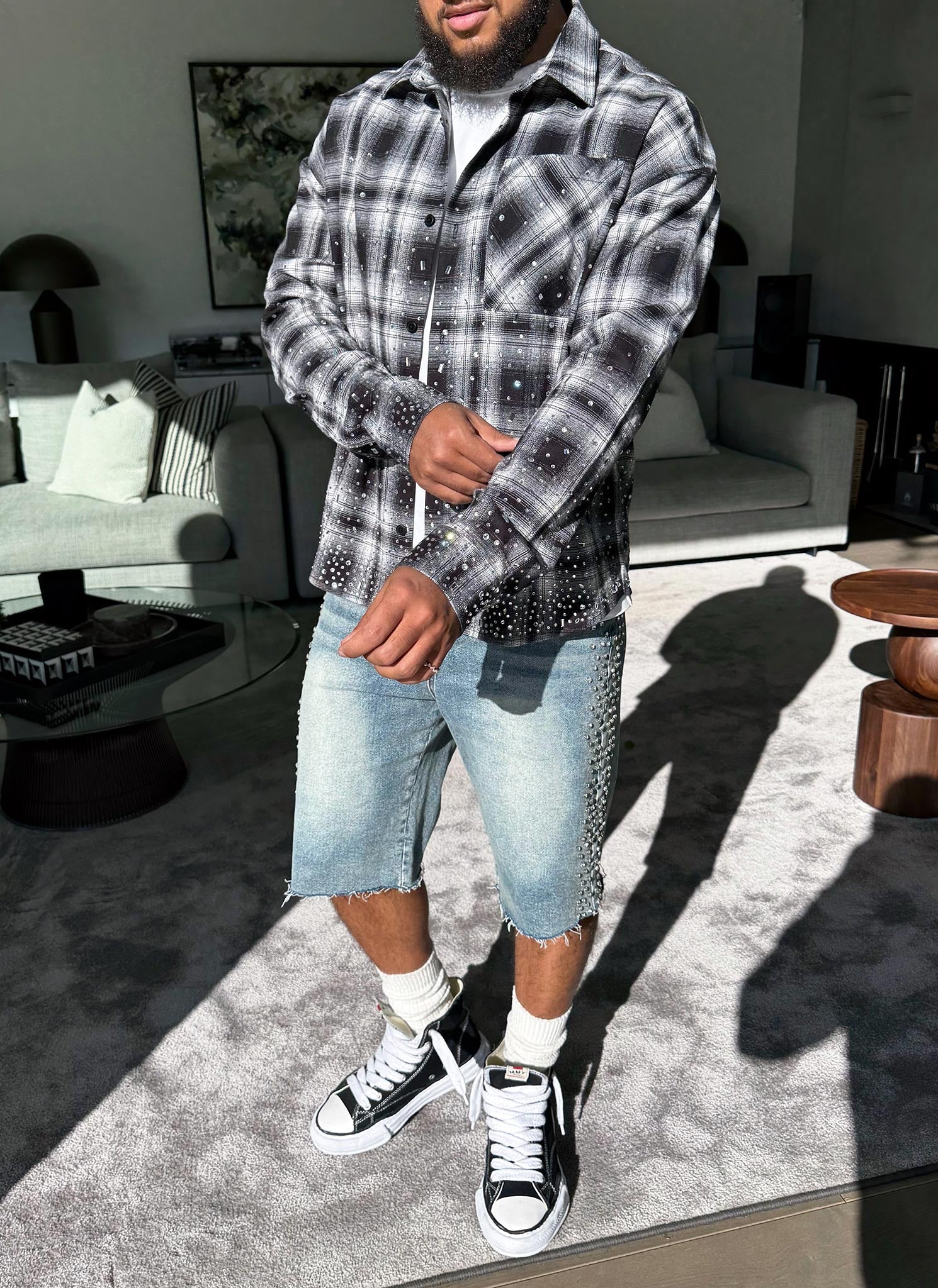 Vintage VVS Denim Shorts - Blue