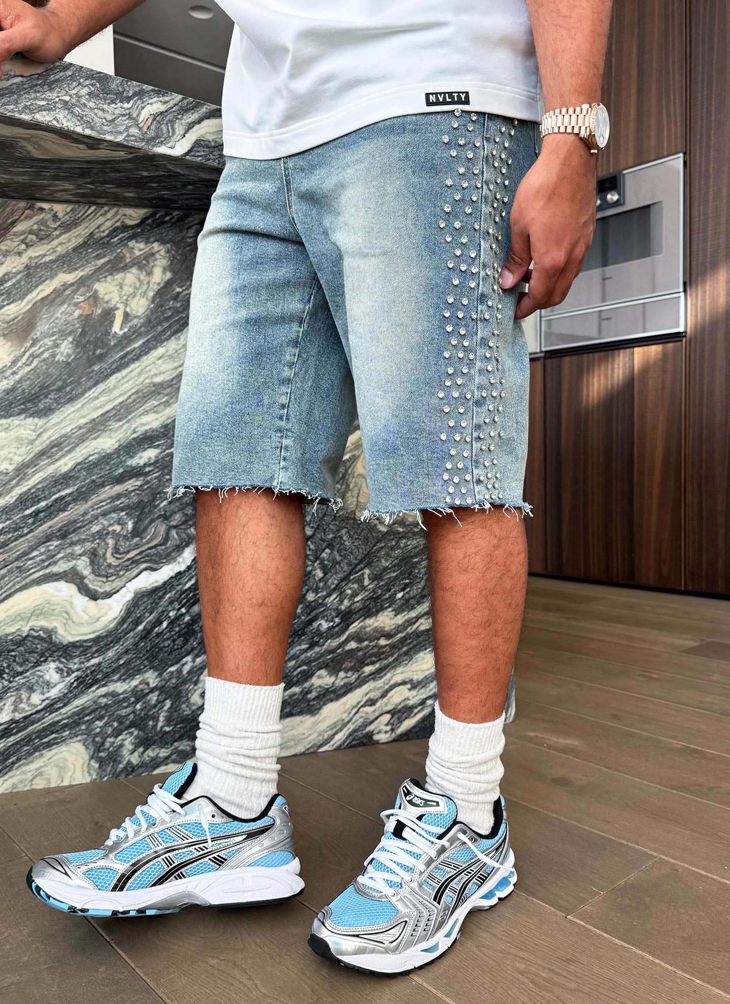 Vintage VVS Denim Shorts - Blue