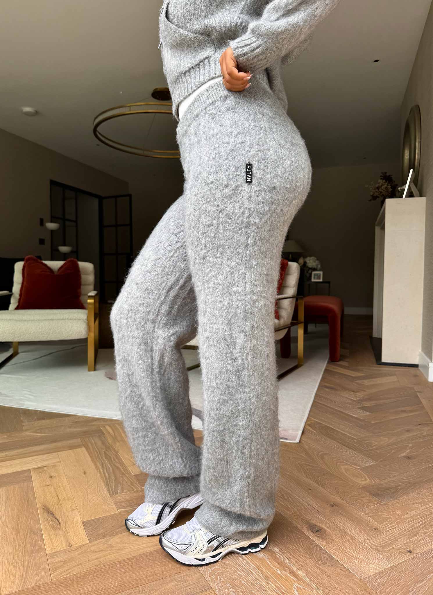 Mohair Joggers - Grey