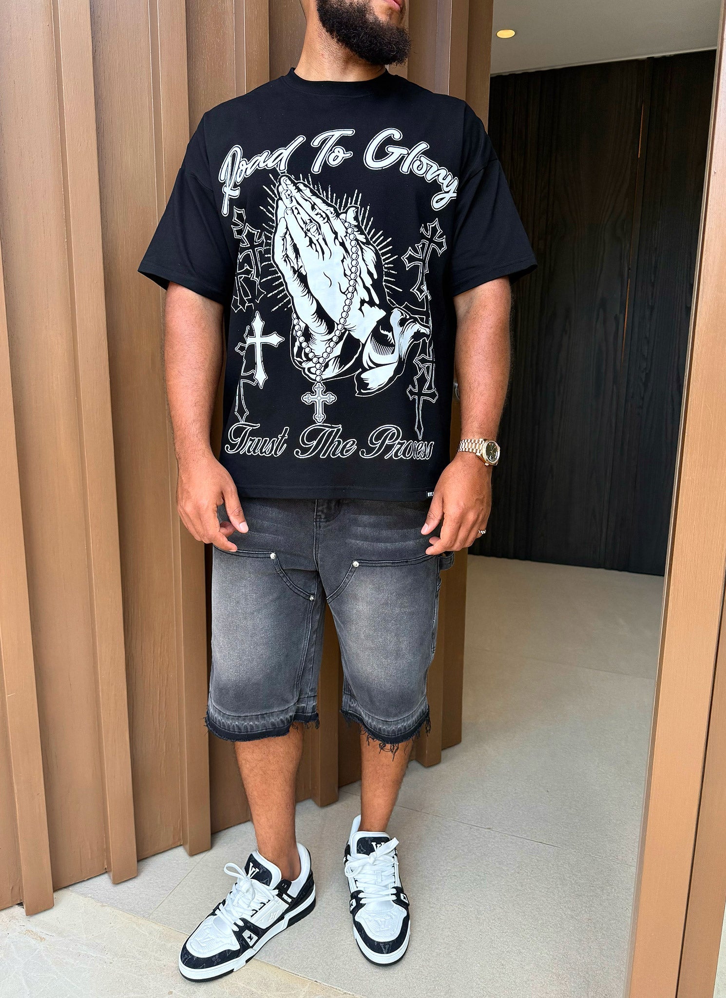 Road To Glory T-Shirt - Schwarz