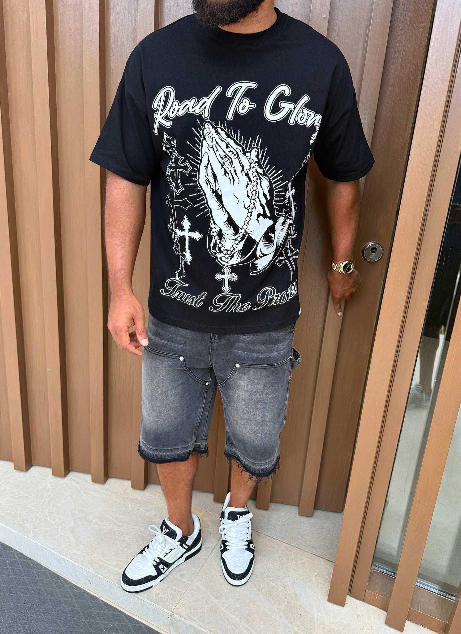 Road To Glory T-Shirt - Schwarz