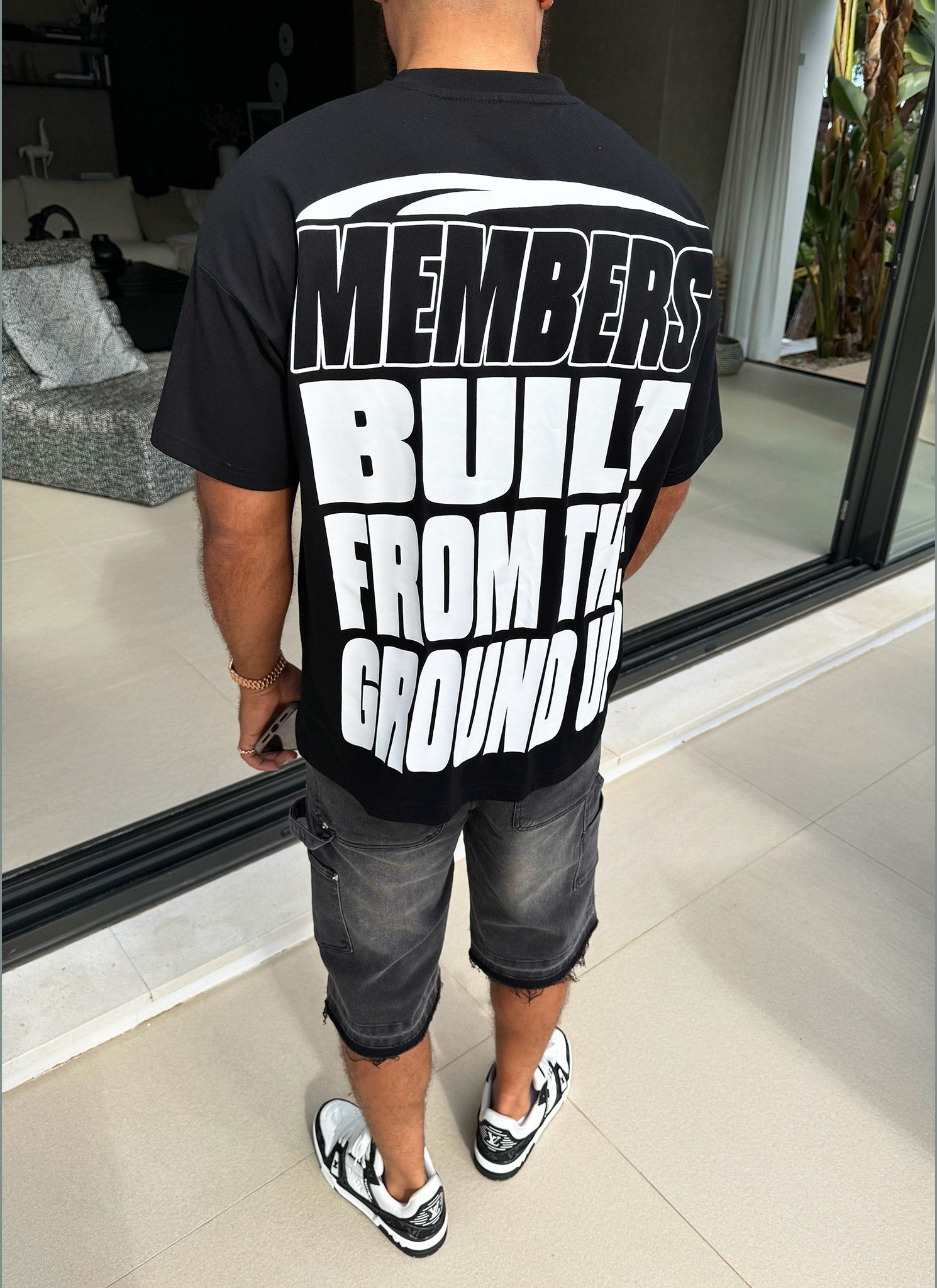 Members Eagle T-Shirt - Black