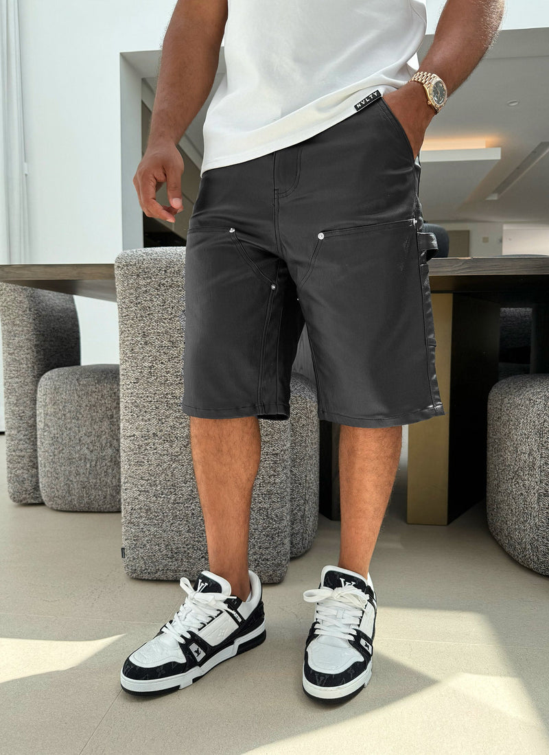 Vintage Carpenter Wachsshorts - Schwarz