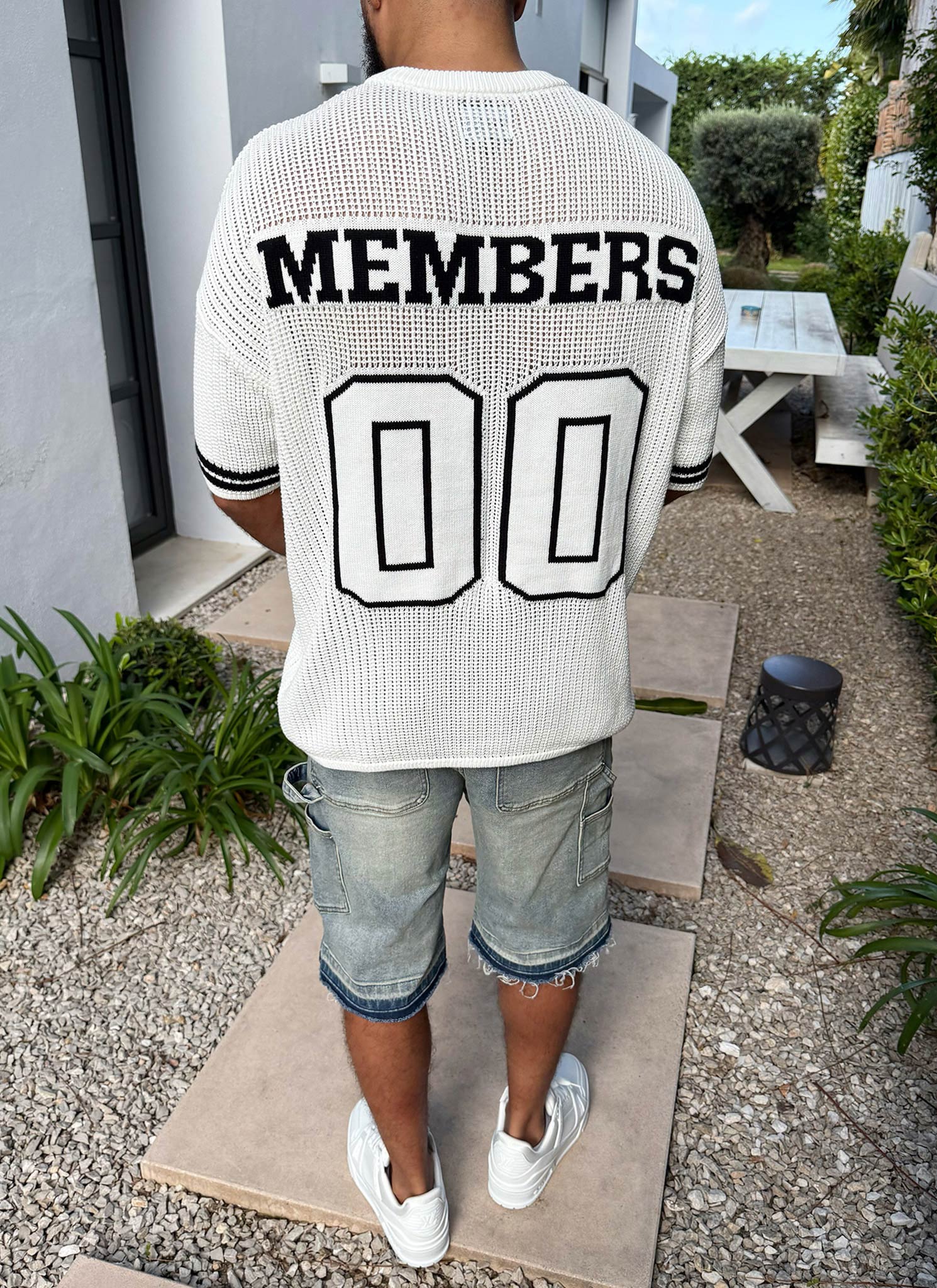Knitted Members Jersey - Ivory