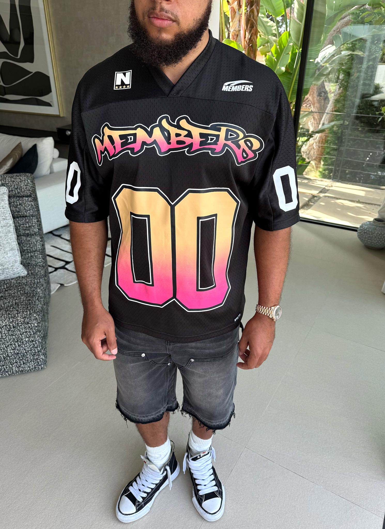 Graffiti Members Jersey - Black
