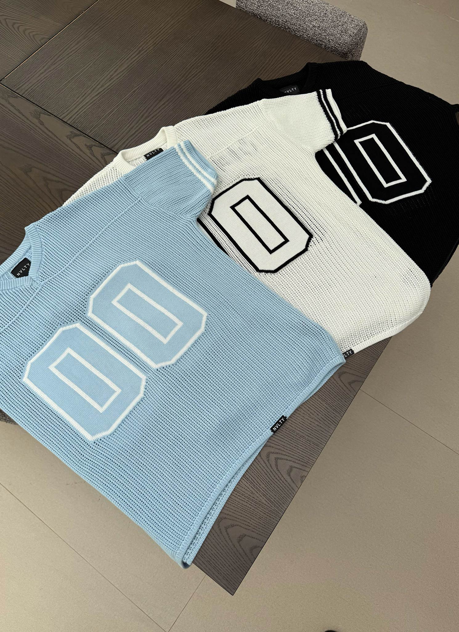 Knitted Members Jersey - Black